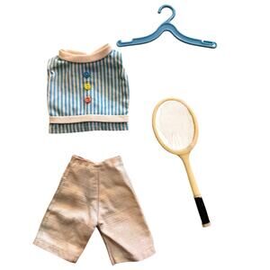 Vtg Tammy Racquet Club 9902-8 9052-2 1962 Tennis Outfit hanger tagged sports